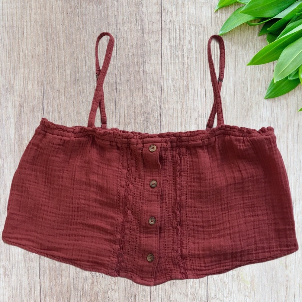 Abercrombie & Fitch Cropped Tank Blouse